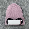 CP Twee Lens Bril Goggles Mutsen Heren Gebreide Hoeden Skull Caps Outdoor Dames Uniesex Winter Beanie Zwart Bonnet Gorros Company 2024 Winter 01DE95