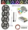 5050 60ledsm RGB LED Lamp Strip Waterproof IP65 15m 20m 10m 5m for Cabinet Show Case Lighting Decorative Tape Band RF Remote Co2199477