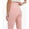 Lu Align Lu Femmes Yoga Pantalon Nu Leggings Serrés Sport Pantalon De Musculation Taille Haute Exercice Pantalon De Survêtement Fille Élasticité Pleine Longueur Popul 73