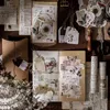 Geschenkpapier, DIY-Handbuch, Materialpaket, Retro-Sammlungsraum-Serie, Collage, Pflanzen, getrocknete Blumen, Sammelalbum