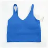 23 Yoga Outfit Lu-20 U Type Back Align Tank Tops Gym Clothes Women Casual Running Nude Tight Sports Bra Fitness Beautiful Underwear Vest 57