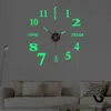 Relógios de parede simples design moderno digital diy relógio de parede silencioso interior quarto decoração da casa sem perfurador adesivo de parede relógios