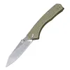 KS2033 Folding Knife 8Cr13Mov Stone Wash Blade CNC FRN Handle Outdoor Camping Hiking Fishing EDC Pocket Knives with Retail Box