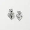 Dangle Earrings 2024 Big Heart Double Water Drop