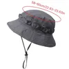 Berets Camouflage Boonie Bucket Hat With Chin String Outdoor Travel Fishing Sun Cap