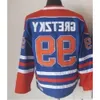 Wayne Gretzky Edmonton Vintage Hockey Jerseys 11 Mark Messier 30 Bill Ranford 7 Paul Coffey 89 Sam Gagner 17 Jari Kurri 31 Grant Fuhr Stitch 12