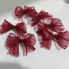 Grampos de cabelo malha fio bowknot clipe elegante doce borboleta arco barrettes headpieces acessórios para mulher