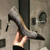 Kadınlar İnci Stiletto Yüksek Topuklu Yazlar Yaz Bahar Yeni Seksi Moda Klasik Renk Eşleşen Ziyafet Partisi Lüks Tasarımcı Pompaları