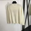 luxurious women knitwear designer clothing for ladies Letter pattern long sleeve round neck knitting Girl upper garment Jan 25