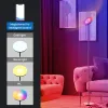 Lampadaires modernes Smart Wifi lampe sur pied RGB LED à intensité variable lumières d'angle fonctionnent avec Google Home ALex LL