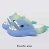 2024 New Shark Slides Slippers Sandals Mens Womens Deluxe Tie Dye Bule Haze Rainbow Fashion Outdoor Novelty Slippers Beach Indoor Hotel Sports Sneakers letterg