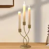 Świecane uchwyty świeczniki nordyckie proste eleganckie centralne dekoracje domu 3 uchwyt na ramię