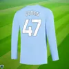 23 24 Soccer Jerseys Long Sleeve for HAALAND BRUYNE PHILLIPS MANS CITIES GREALISH FERRAN MAHREZ FODEN BERNARDO JOAO CANCELO Z RODRIGO Football Shirt Men