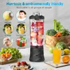 Portable Electric Juicer Fruit Mixers 600ML Blender with 4000mAh USB Rechargeable Smoothie Mini Blender Multifunction Machine 240118