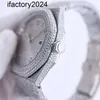 Ap Watch Diamond Moissanite Iced Out могут пройти испытание. Мужские механические часы ручной работы, 41 мм, с бриллиантами, сталь 904l, сапфировые женские деловые наручные часы Mo.