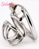 Sodandy 2018 Devices Stainless Steel Mens Smaller Cock Cage Metal Penis Restraints Locking Cock Ring Bdsm Bondage Y190706023018431