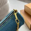 Sac à main en toile pour femmes, sac cylindrique Vintage en Denim, sac à bandoulière, portefeuille imprimé vieillissant, qualité supérieure