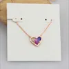 Desginer Kendras Scotts Jewelry Heartショートネックレスカラーチェーン