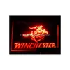 LED Neon Znak B107 Winchester Firearms Gun Beer Ba