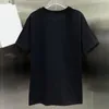 2024 Designers Camisetas Moda Mulheres Crew Collar Impressão Peito Carta Camisa T-shirt Ventilar Moda Casual Meu Top Spotify Streetwear Top Camisa Tees Branco S-XL