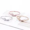 Nowy zaprojektowany luksusowa bransoletka gepardowa Kobiety mężczyźni grubia łańcuch punk bransoletka różowa złoto pełne diamenty naszyjnik projektant biżuterii Lie-6021005