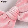 Accessoires de cheveux bébé pour nouveau-né enfant en bas âge enfants fille garçon Clips épingles en velours doux couleur bonbon nœud papillon