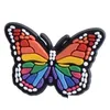 Buty części Akcesoria Kolorfy Butterfly Clog Charms Garden Shoecharms klamra