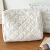 Cosmetic Bags Women 3 Pcs Large Capacity Bag Quilted Flower Makeup Make Up Brush Skincare Pouch For Cosmetics Brushes