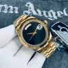 Manlig designer Diamond Roman Digital Watch Automatic Movement Gold Watch 41mm rostfritt stål Sportmän tittar på mode klassiska lyxkvinnor klocka