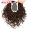 3D Franja Invisível Cabeça Sem Costura Cabelo Onda de Água Cabelo Franja de Ar Cabeça Overhead Natural Invisível Substituição Capa Cabelo Branco 240118