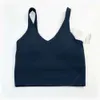 2024 Lu-20 U Back Yoga Align Tank Tops Gym Clothes Women Casual Running Nude Tight Sports Bra Fitness Beautiful Underwear Vest Sh 64