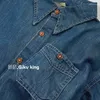 Jassen 2024 Lente Kinderen Lange Mouw Denim Jas Jongens Revers Vest Jas Kinderen Meisjes Casual Bovenkleding Effen Babykleertjes