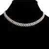 Chaîne à maillons cubains Vvs Moissanite glacée de 8mm pour hommes et femmes, bijoux Hip Hop en argent S925, collier de Test de diamant