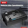 Détecteurs laser Détecteur de radar de voiture 12V Anglais Russe Détection Alarme de vitesse 2 Modes K X Ka Band Accessoires Drop Delivery Mobiles M Dhfw9