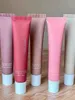 Lippenbutterbalsam für glatte und weiche Lippen, rosa Zucker, Vanille, beige, brauner Zucker, Vanille, süße Minze, Mohn, Kirsche