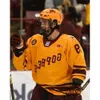 Джерси Брока Фабера Райан Джонсон Custom Minnesota Golden Gophers Хоккейная майка 2024 Frozen Four Джерси Джексон Лакомб Джексон Нельсон Джимми Сну 99