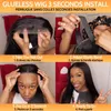 かつらになる準備ができていますglesslessless lace Frontal 13x4天然ヘアライン小さな結び目シルキーブラジルのストレートバージンヘア100％人間の髪の毛