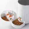 Distributore automatico di cibo per gatti 3L WiFi / pulsante Dispenser intelligente di cibo secco per gatti Registrazione dei tempi di alimentazione Dispenser automatico di cibo per gatti USB