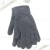 Five Fingers Gloves Women Five Fingers Gloves Winter Warm Fluffy Mittens Adt Size Woman Fashion Pure Color Wholesale Melody2041 Drop D Dhlsv