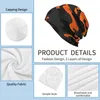 Bérets Sport Mode Chapeaux Camo Style Noir Orange Camouflage Bonnet Chapeau Skullies Bonnets Casquettes