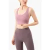 Lu Align Fitness Tops Sports Bra Women's Underwear Outdoor Jogging Cropped Top Backless Bra Sportswear Yoga Lu Lemon LL 2024