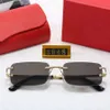 Retro Rectangle Sunglasses Designer Sunglass Womens Sun glass Men Eyeglasses Adumbral Ornamental 5 Color Option Adult Goggle