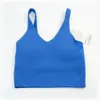 23 Yoga Outfit Lu-20 U Type Back Align Tank Tops Gym Clothes Women Casual Running Nude Tight Sports Bra Fitness Beautiful Underwear Vest 46