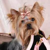 Abbigliamento per cani 20 pezzi Bowknot fatto a mano Fiocchi per peli di animali domestici Decrate Fasce elastiche Toelettatura gatti Accessori per cani di piccola taglia