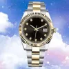 Womens 41mm Automatic Mechanical Watches 2813 Gold Stainless Steel Mens Diving Waterproof and Luminous Movement Dhgate Watch