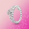 براقة Zircon Princess Ring Crown for Women Women Women Heart Loving Wedding Covels Anniversary Gifts