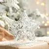 Party Decoration Christmas Decor Transparent Glass Ball Inlaid With Diamond White Snowman Pentagram Tree Tendan Dropship