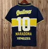 1996 1997 1998 1999 ретро футбольные майки BOCA JUNIORS RIQUELME MARADONA 95 96 97 98 81 99 00 PALERMO CANIGGIA TEVEZ GIMENEZ футбольные майки классическая рубашка