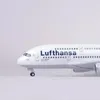 1/160 Bilancia 50.5 CM Compagnia Aerea A380 Lufthansa Modello di Aereo W Luce e Ruota Pressofuso In Resina di Plastica Aereo Per La Raccolta 240118