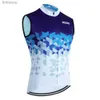 Topy z czołgami męskimi 2024 Specjalna kamizelka rowerów wyścigowych Orbing Cycling Maillot Jersey Men Kobiety Summer Ropa Ciclismo Sleveless Bicycl Tshirt Clothingl240124